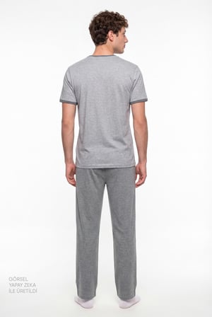 Erkek Urban Track Kısa Kollu Pijama Takımı