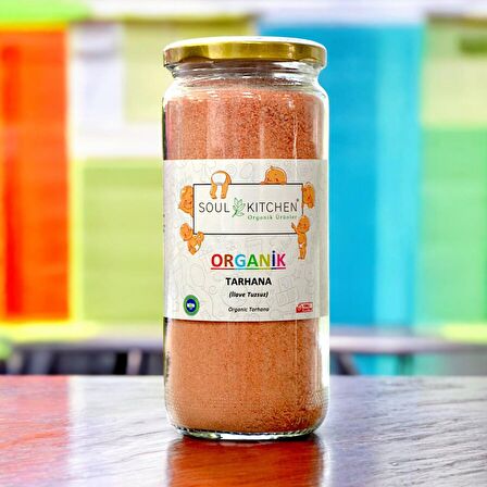 Organik Tarhana cam 350 gr (ilave tuzsuz)