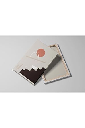 Cafeler Kahve Büfe Büfeler Için Abstract Trend Dekoratif Kanvas Canvas Tablo