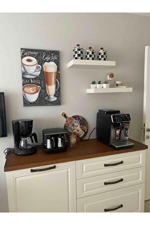 Cafe Caffe Cafeler Kahve Büfe Büfeler Için Abstract Trend Dekoratif Kanvas Canvas Tablo Tablolar