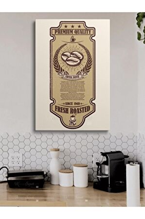 Cafe Caffe Cafeler Kahve Büfe Büfeler Için Abstract Trend Dekoratif Kanvas Canvas Tablo Tablolar