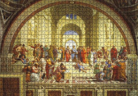 Cakapuzzle  Atina Okulu Puzzle Yapboz MDF Ahşap