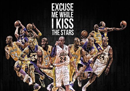 Cakapuzzle  Kobe Bryant Özgürlük Puzzle Yapboz MDF Ahşap