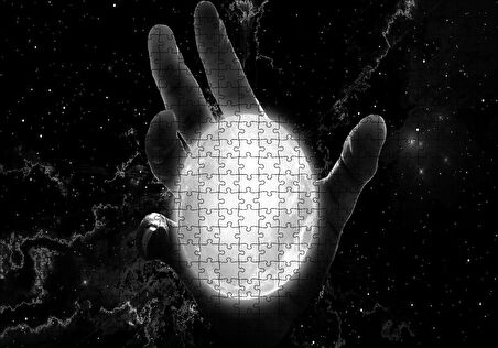 Cakapuzzle  Evrende Avuç İçinde Dünya Puzzle Yapboz MDF Ahşap