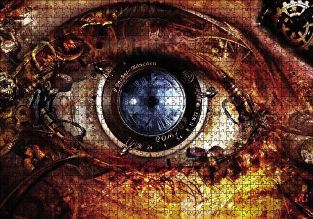 Cakapuzzle  Elektronik Göz Puzzle Yapboz MDF Ahşap