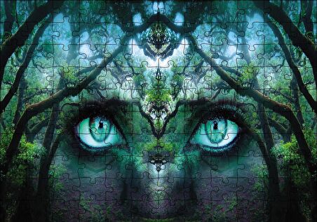 Cakapuzzle  Orman Gözü Fantastik Puzzle Yapboz MDF Ahşap