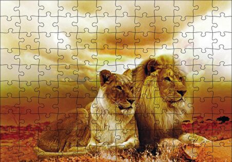 Cakapuzzle  Hayat Arkadaşları Puzzle Yapboz MDF Ahşap