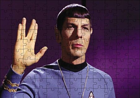 Cakapuzzle  Mister Spock Puzzle Yapboz MDF Ahşap