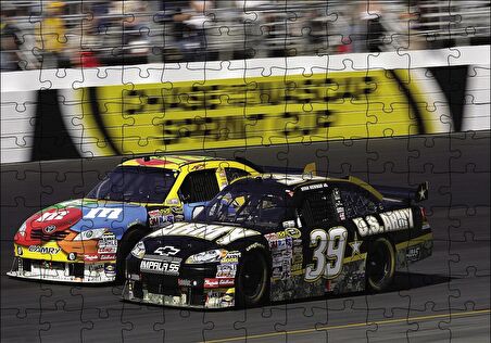 Cakapuzzle  Nascar Yarış Otomobili Puzzle Yapboz MDF Ahşap