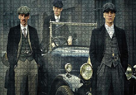 Cakapuzzle  Peaky Blinders Puzzle Yapboz MDF Ahşap