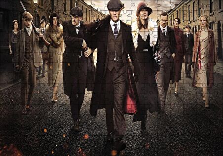 Cakapuzzle  Peaky Blinders Puzzle Yapboz MDF Ahşap