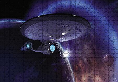 Cakapuzzle  Uzay Yolu Gemisi Puzzle Yapboz MDF Ahşap