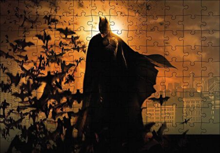 Cakapuzzle  Yarasalar Batman Puzzle Yapboz MDF Ahşap