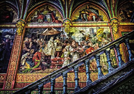 Cakapuzzle  Barok Mimari Puzzle Yapboz MDF Ahşap