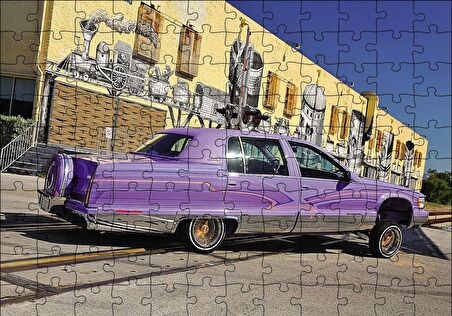 Cakapuzzle  1995 Cadillac Fleetwood Otomobil Puzzle Yapboz MDF Ahşap