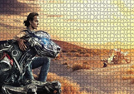 Cakapuzzle  A.X.L Alex Neustadter Film Göreli Puzzle Yapboz MDF Ahşap