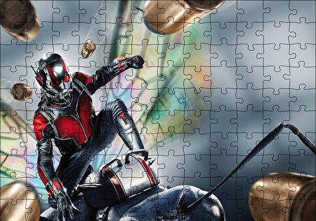 Cakapuzzle  Ant Man Arının Üzerinde Puzzle Yapboz MDF Ahşap