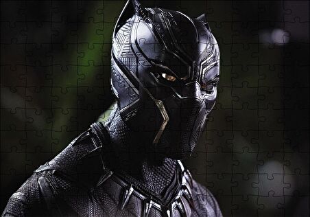 Cakapuzzle  Black Panther Profil Puzzle Yapboz MDF Ahşap