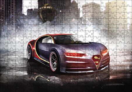 Cakapuzzle  Bugatti Chiron Otomobil Puzzle Yapboz MDF Ahşap