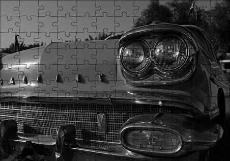 Cakapuzzle  Klasik Pontiac SB Görseli Puzzle Yapboz MDF Ahşap