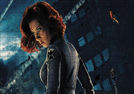 Cakapuzzle  Scarlett Johansson Profil Puzzle Yapboz MDF Ahşap