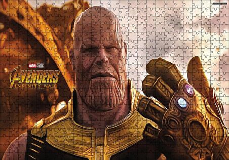 Cakapuzzle  Avengers Infinity War Thanos Puzzle Yapboz MDF Ahşap