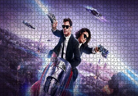 Cakapuzzle  MIB International Chris Hemsworth Puzzle Yapboz MDF Ahşap