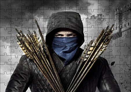 Cakapuzzle  Robin Hood Taron Eggerton Puzzle Yapboz MDF Ahşap