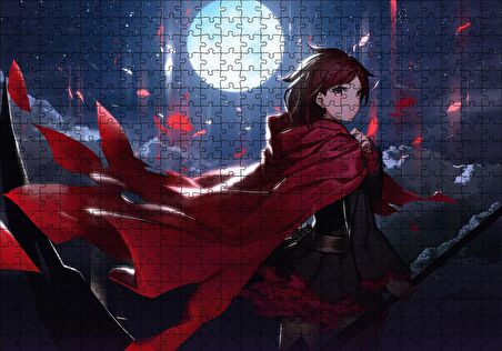 Cakapuzzle  Ruby Rose Anime Puzzle Yapboz MDF Ahşap