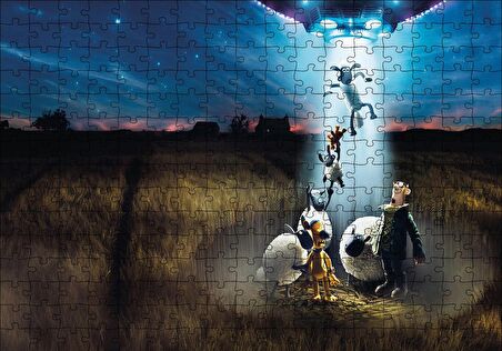 Cakapuzzle  Shaun The Sheep 2 Farmageddon Puzzle Yapboz MDF Ahşap