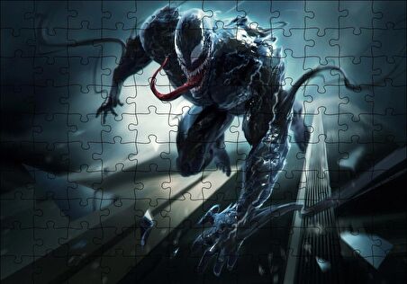 Cakapuzzle  Venom Blur Artwork Puzzle Yapboz MDF Ahşap