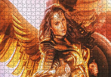 Cakapuzzle  Wonder Woman Puzzle Yapboz MDF Ahşap