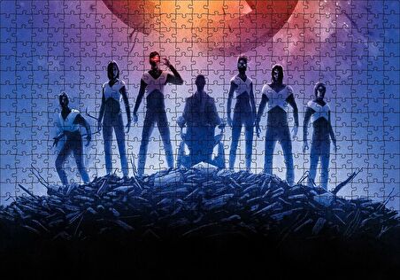 Cakapuzzle  X Men Dark Phoenix Kahramanlar Puzzle Yapboz MDF Ahşap