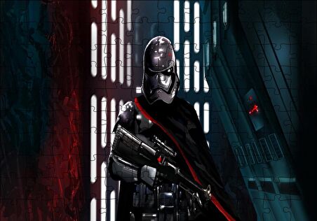 Cakapuzzle  Captain Phasma Silahlı Puzzle Yapboz MDF Ahşap