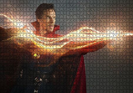 Cakapuzzle  Dr. Strange Yüksek Voltaj Puzzle Yapboz MDF Ahşap