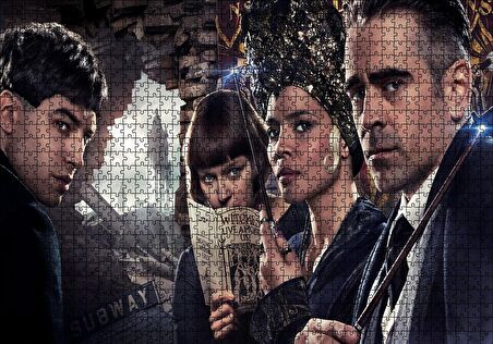 Cakapuzzle  Fantastik Canavarlar Colin Farrel Ezra Miller Puzzle Yapboz MDF Ahşap