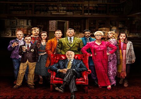 Cakapuzzle  Knives Out Tam Kadro Puzzle Yapboz MDF Ahşap