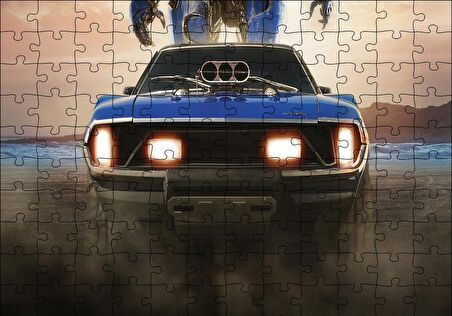 Cakapuzzle  Transformers Bumblebee Dropkick Puzzle Yapboz MDF Ahşap