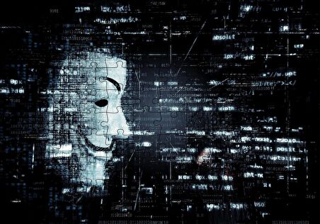 Cakapuzzle  Anonymous Maske ve Kodlar Puzzle Yapboz MDF Ahşap