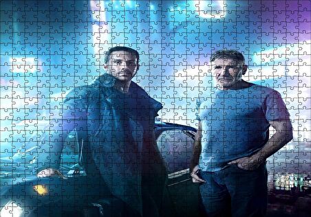 Cakapuzzle  Blade Runner Ryan Gosling Harrison Ford Puzzle Yapboz MDF Ahşap