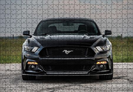 Cakapuzzle  Ford Mustang Hennessey Anniversary Edition Puzzle Yapboz MDF Ahşap