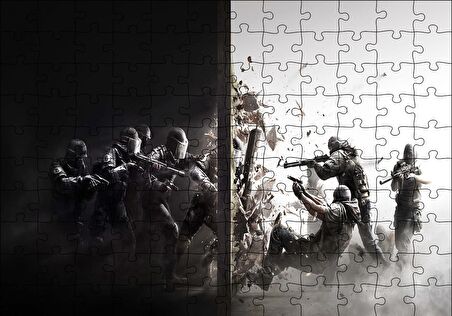 Cakapuzzle  Rainbow Six Siege Tom Clancy Çatışma Puzzle Yapboz MDF Ahşap