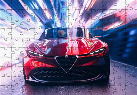 Cakapuzzle  Alfa Romeo Zagato Puzzle Yapboz MDF Ahşap