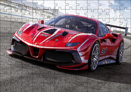Cakapuzzle  Ferrari 488 Evo Puzzle Yapboz MDF Ahşap