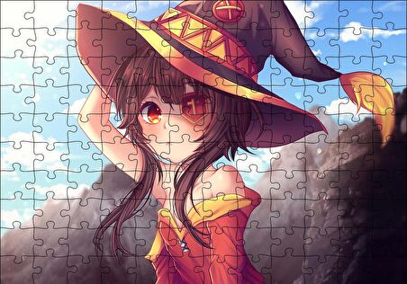 Cakapuzzle  Megumin Konosuba Puzzle Yapboz MDF Ahşap