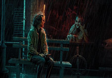 Cakapuzzle  Joker ve Aynadaki Yansıması Puzzle Yapboz MDF Ahşap