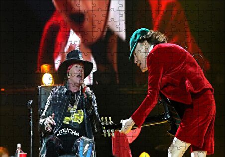 Cakapuzzle  ACDC Angus ve Malcolm Yaşlı Kurtlar Puzzle Yapboz MDF Ahşap