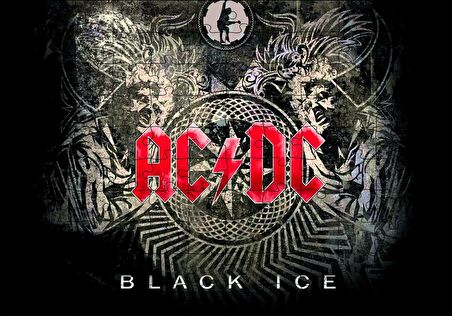 Cakapuzzle  ACDC Black Ice Albüm Kapağı Puzzle Yapboz MDF Ahşap