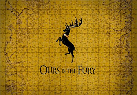 Cakapuzzle  Game of Thrones Baratheons Puzzle Yapboz MDF Ahşap