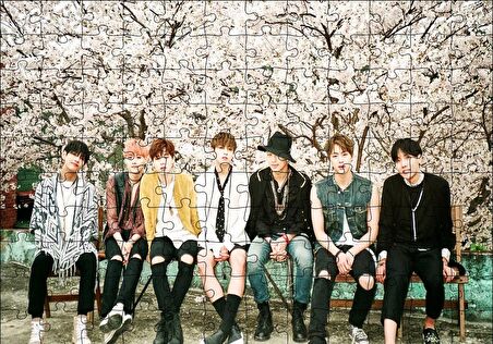 Cakapuzzle  Kore Pop Grubu BTS Puzzle Yapboz MDF Ahşap